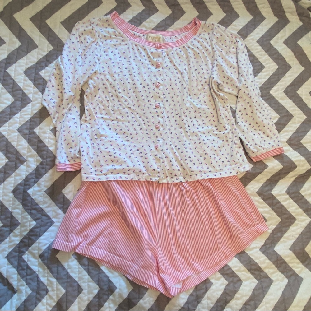 Vintage Victoria’s Secret Two Piece Pajama Set S